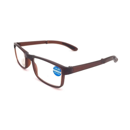 Foldable Reading Glasses Folding Women Men Square Vintage Presbyopia glasses with case Eyeglasses 1.0 1.5 2.0 2.5 3.0 3.5 4.0
