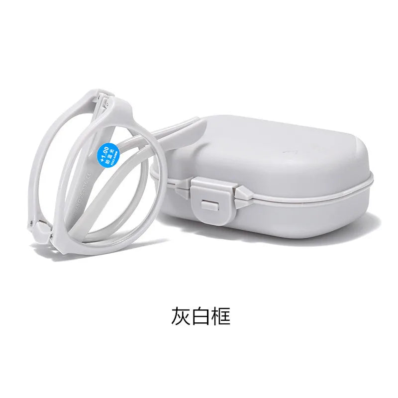 Novel Foldable Spring Hinge Reading Glasses | Lightweight, Stylish Design | Blue Light Protection & Clear Vision for Elderly
