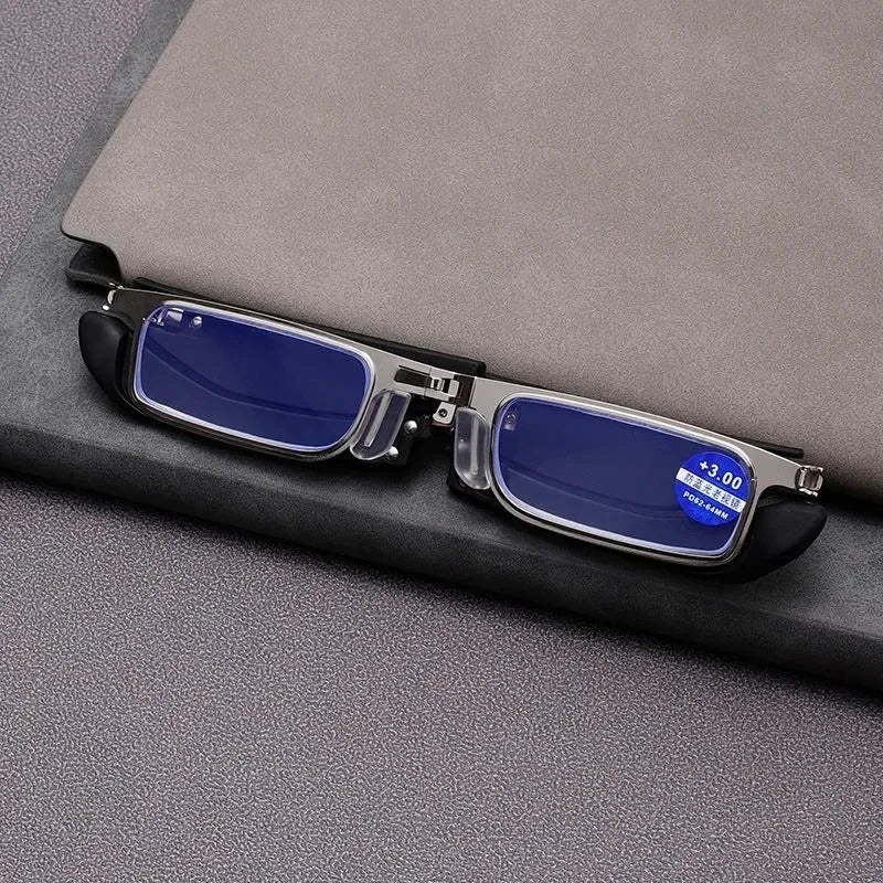Foldable Reading Glasses With Case Men Women Anti Blue Light Presbyopia Glasses Elderly Eyewear Eyeglasses Diopter +1.0 to +4.0