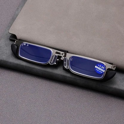 Foldable Reading Glasses With Case Men Women Anti Blue Light Presbyopia Glasses Elderly Eyewear Eyeglasses Diopter +1.0 to +4.0