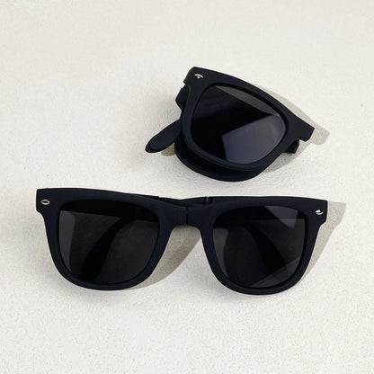 Folding Sunglasses for Women Men Trendy Designer Foldable Shade Portable UV Protection Sun Glasses