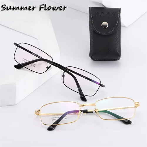 Foldable Optical Glasses Frame Customize Gafas Prescription Eyeglass Men Folding Reading Glasses with Case