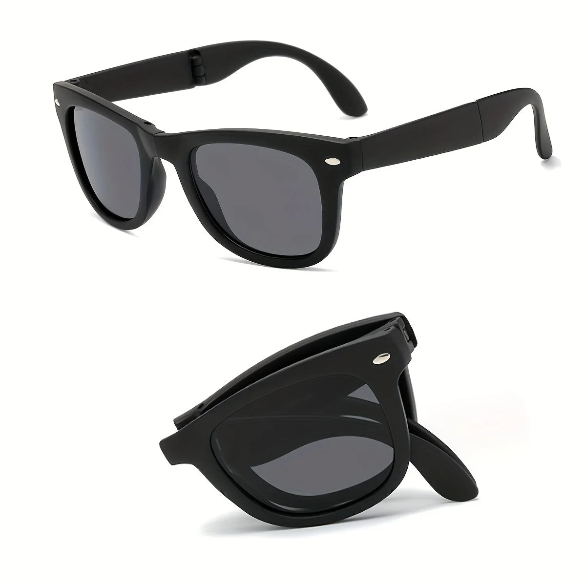 Folding Sunglasses for Women Men Trendy Designer Foldable Shade Portable UV Protection Sun Glasses