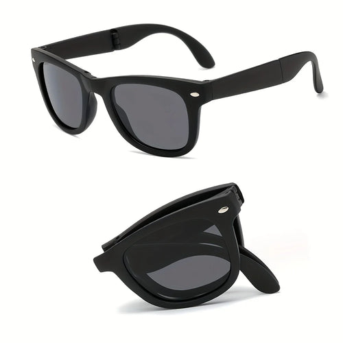 Folding Sunglasses for Women Men Trendy Designer Foldable Shade Portable UV Protection Sun Glasses