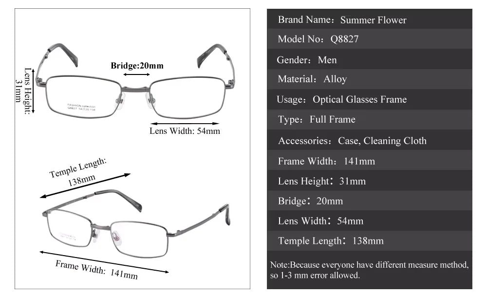 Foldable Optical Glasses Frame Customize Gafas Prescription Eyeglass Men Folding Reading Glasses with Case